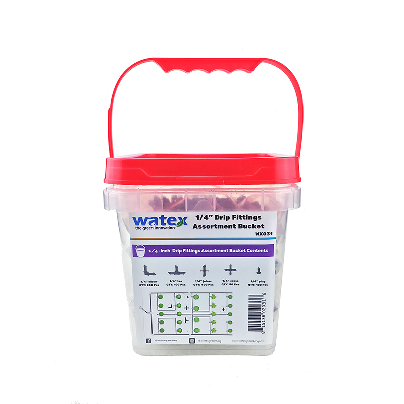 1/4'(4mm) 드립피팅 모듬팩(2L 버킷) WX031